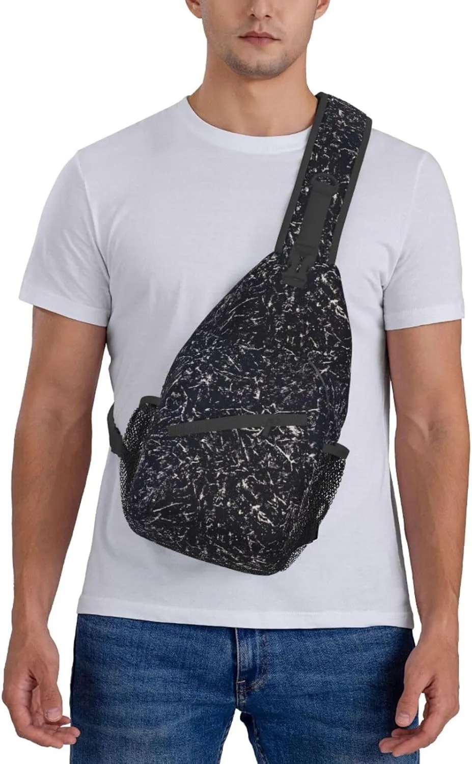 Fashion Chest Sling Bag For Women Men Adjustable Strap Crossbody Shoulder Backpack Hiking Travel Gym Unisex Daypack
