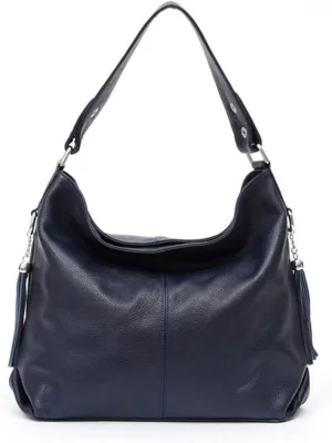 Fashion Soft Real Genuine Leather Tassel Women's Handbag Ladies Shoulder Tote Messenger Hobo Bag Satchel