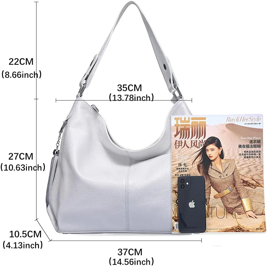 Fashion Soft Real Genuine Leather Tassel Women's Handbag Ladies Shoulder Tote Messenger Hobo Bag Satchel