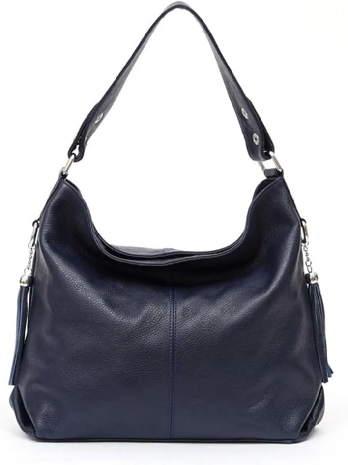 Fashion Soft Real Genuine Leather Tassel Women's Handbag Ladies Shoulder Tote Messenger Hobo Bag Satchel