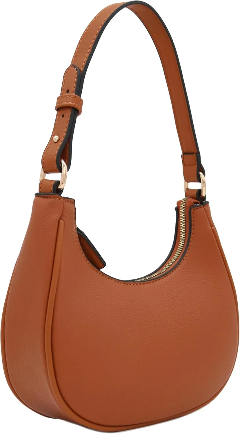FashionPuzzle Small Crescent Shoulder Bag Underarm Purse