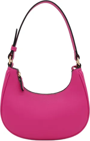 FashionPuzzle Small Crescent Shoulder Bag Underarm Purse
