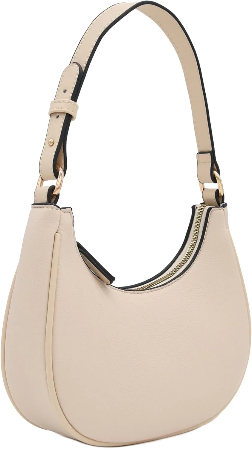 FashionPuzzle Small Crescent Shoulder Bag Underarm Purse