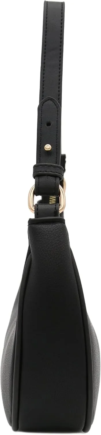 FashionPuzzle Small Crescent Shoulder Bag Underarm Purse