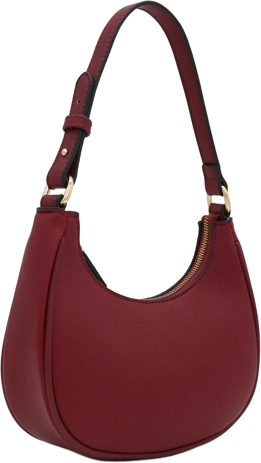 FashionPuzzle Small Crescent Shoulder Bag Underarm Purse