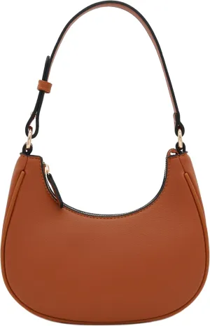 FashionPuzzle Small Crescent Shoulder Bag Underarm Purse
