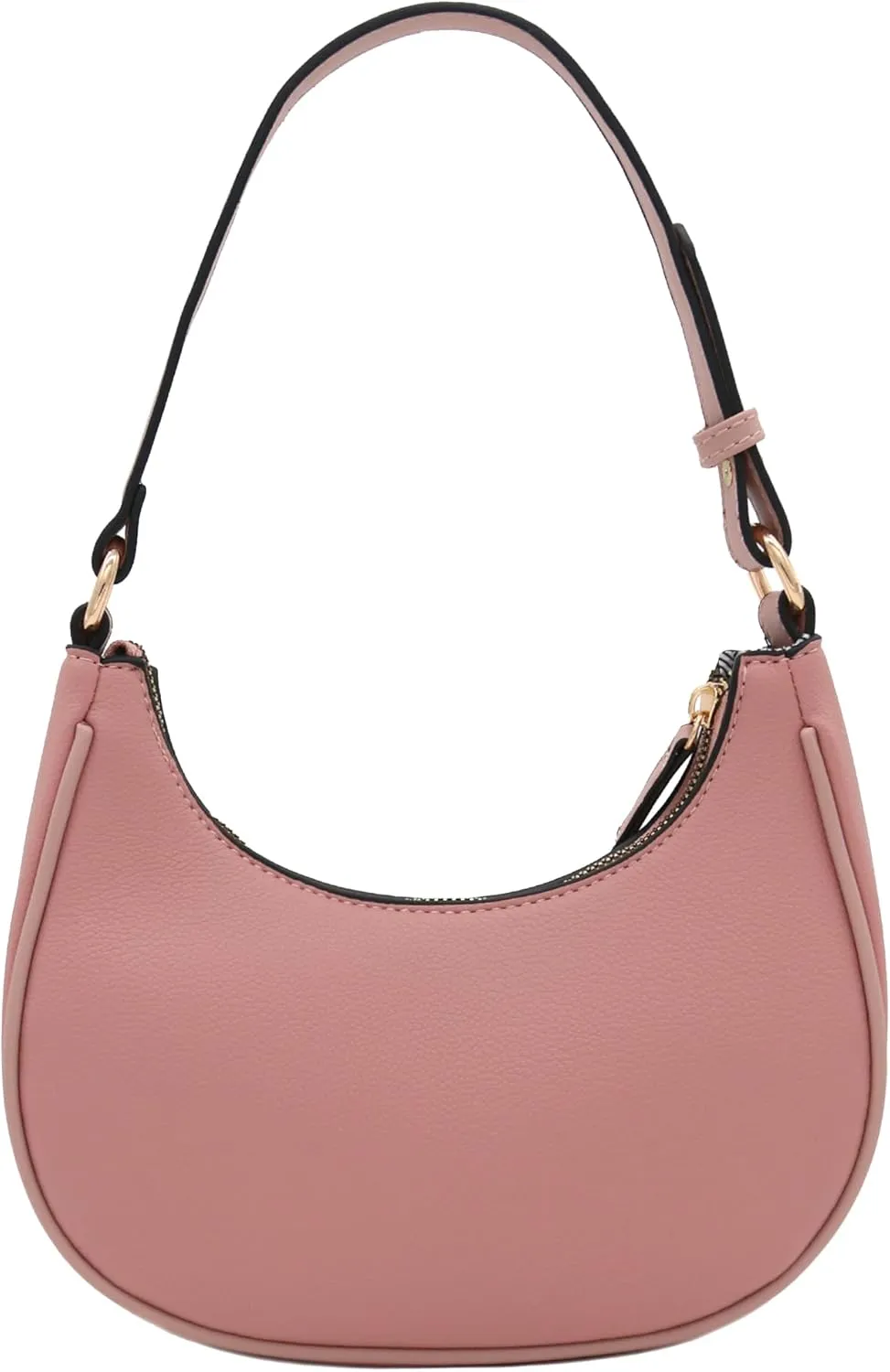 FashionPuzzle Small Crescent Shoulder Bag Underarm Purse