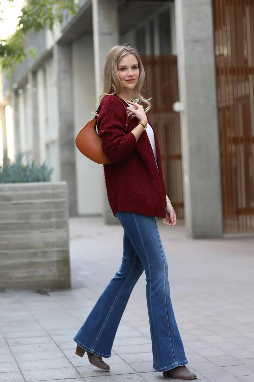 FashionPuzzle Small Crescent Shoulder Bag Underarm Purse