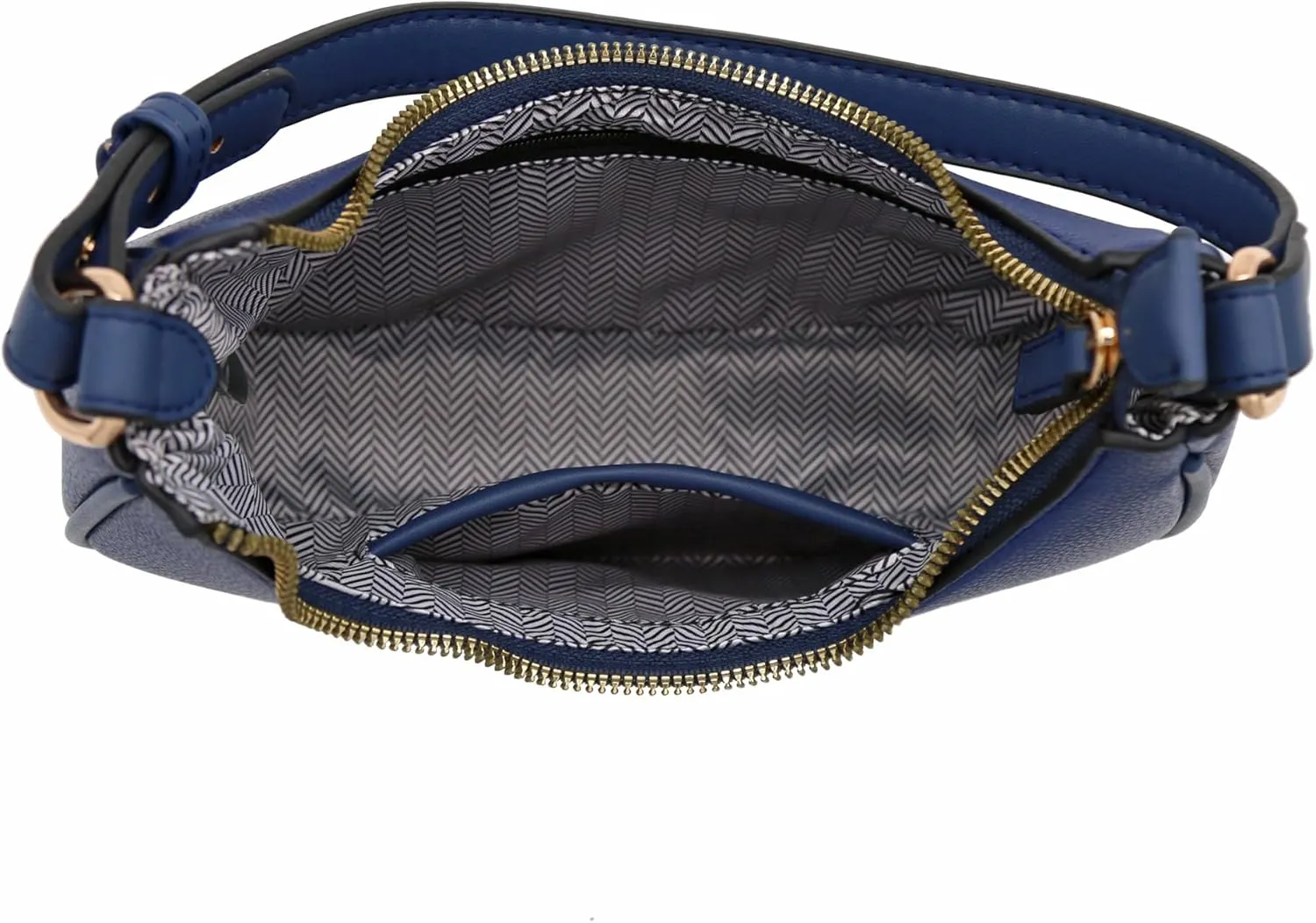 FashionPuzzle Small Crescent Shoulder Bag Underarm Purse