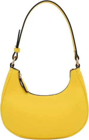 FashionPuzzle Small Crescent Shoulder Bag Underarm Purse