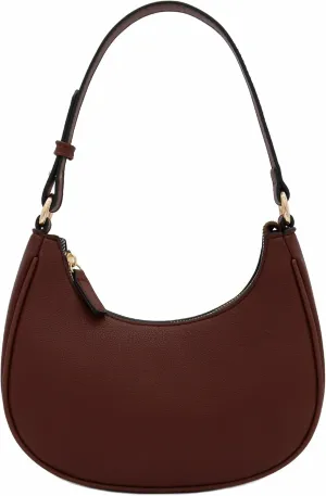 FashionPuzzle Small Crescent Shoulder Bag Underarm Purse