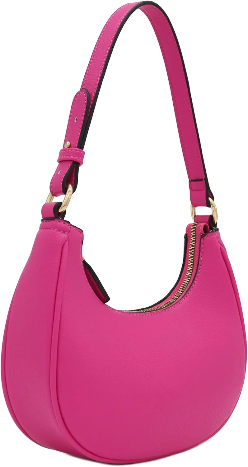 FashionPuzzle Small Crescent Shoulder Bag Underarm Purse