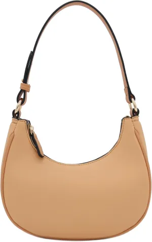 FashionPuzzle Small Crescent Shoulder Bag Underarm Purse