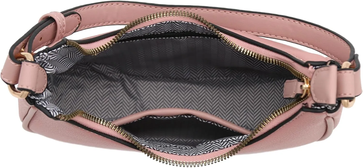 FashionPuzzle Small Crescent Shoulder Bag Underarm Purse