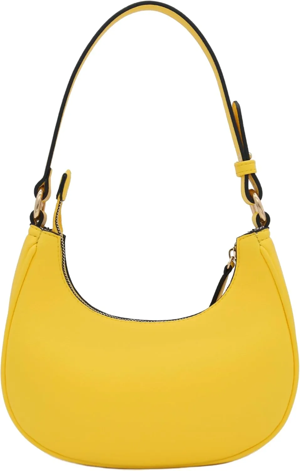 FashionPuzzle Small Crescent Shoulder Bag Underarm Purse