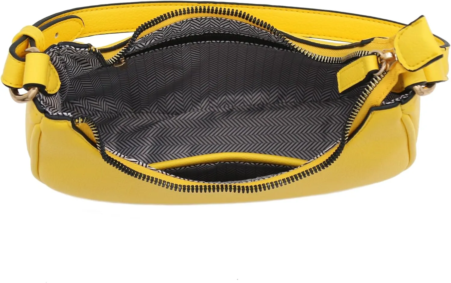 FashionPuzzle Small Crescent Shoulder Bag Underarm Purse