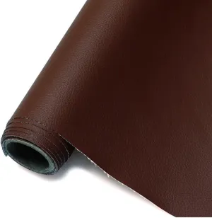Faux Leather Fabric Faux Leather PVC Upholstery Fabric Leatherette for Upholstery Crafts, DIY Sewings, Sofa, Handbag, Hair Bows Decorations(Gray,1.6X6m)