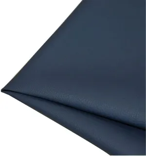 Faux Leather Fabric Faux Leather PVC Upholstery Fabric Leatherette for Upholstery Crafts, DIY Sewings, Sofa, Handbag, Hair Bows Decorations(Navy Blue,1.6X1m)