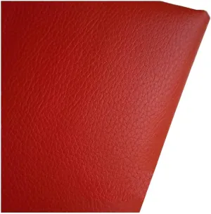 Faux Leather Fabric Leatherette，PVC Double-Sided Handbag for Sewing Upholstery 160CM Width(Bright red,1.6X2m)