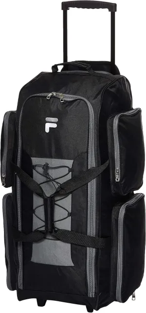 Fila 32" Large Lightweight Rolling, Black, One Size