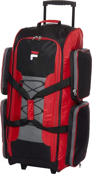 Fila 32" Large Lightweight Rolling, RED, One Size