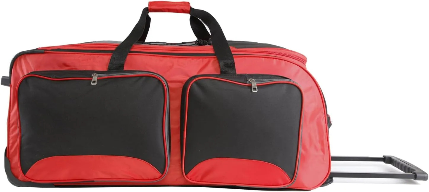 Fila 32" Large Lightweight Rolling, RED, One Size
