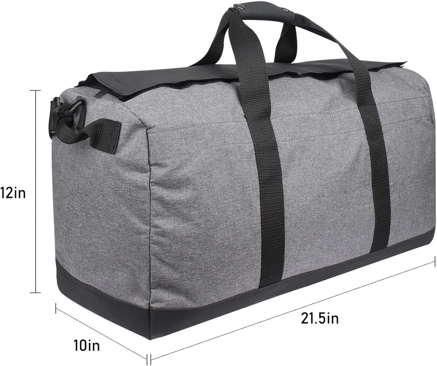FIREDOG Smell Proof Duffle Bag, Large Smell Proof Bag for Travel Storage