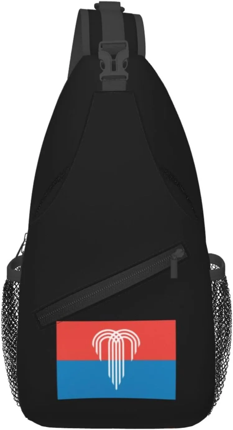Flag Of Kansas City, Missouri Crossbody Bags For Women Men Chest Backpack Gym Shoulder Bag Travel Outdoor Sports Casual Crossbody Bags