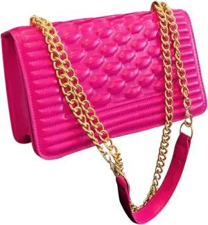 Floerns Women's Leather Shoulder Bag Embossed Clutch Purse Square Handbag