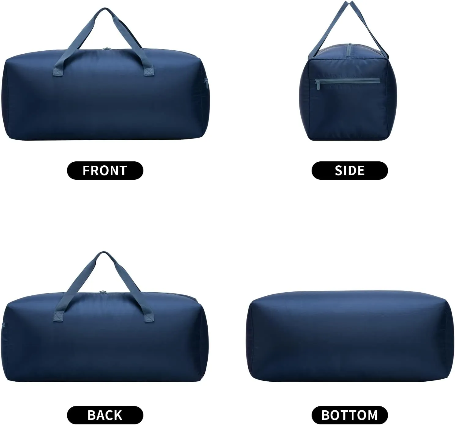 Foldable Duffel Bag 30" / 75L Lightweight with Water Rresistant for Travel-Navy Blue
