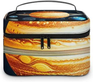 Foldable Travel Luggage Bag for Men And Women, Dry And Wet Separation Portable Travel Luggage Bag, Glow in The Dark Solar System Planet Printed Waterproof Sports Luggage Bag, Fitness Bag