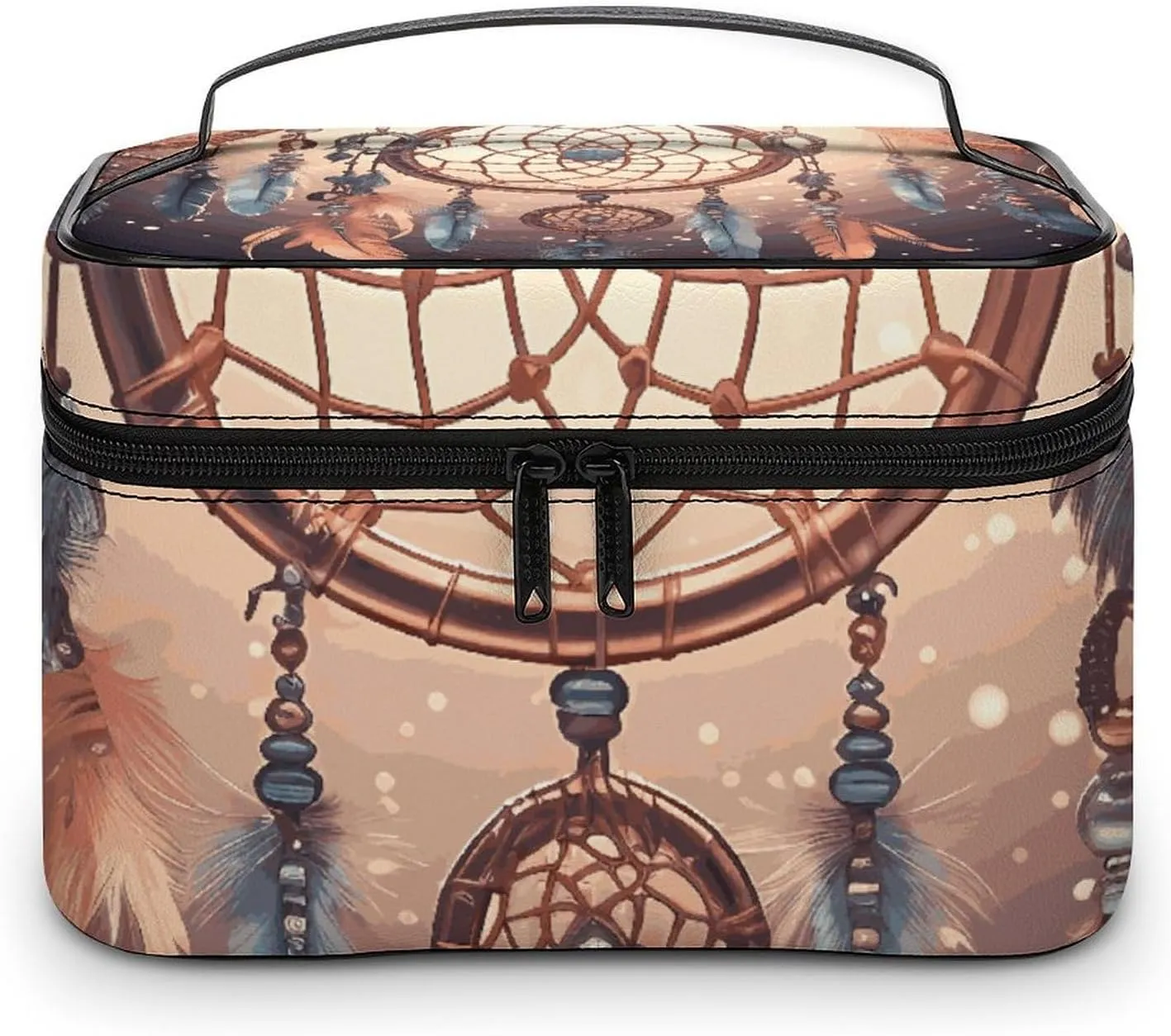 Foldable Travel Luggage Bag for Men And Women, Dry And Wet Separation Portable Travel Luggage Bag, Native American Dream Catcher Printed Waterproof Sports Luggage Bag, Fitness Bag