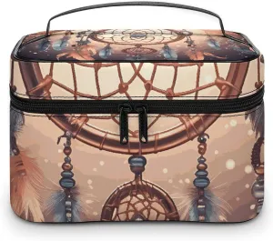 Foldable Travel Luggage Bag for Men And Women, Dry And Wet Separation Portable Travel Luggage Bag, Native American Dream Catcher Printed Waterproof Sports Luggage Bag, Fitness Bag