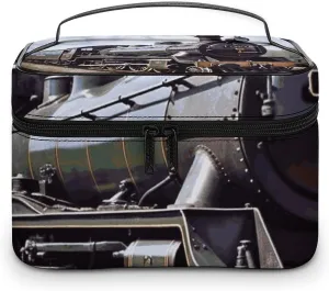 Foldable Travel Luggage Bag for Men And Women, Dry And Wet Separation Portable Travel Luggage Bag, Steam Locomotive Train Printed Waterproof Sports Luggage Bag, Fitness Bag