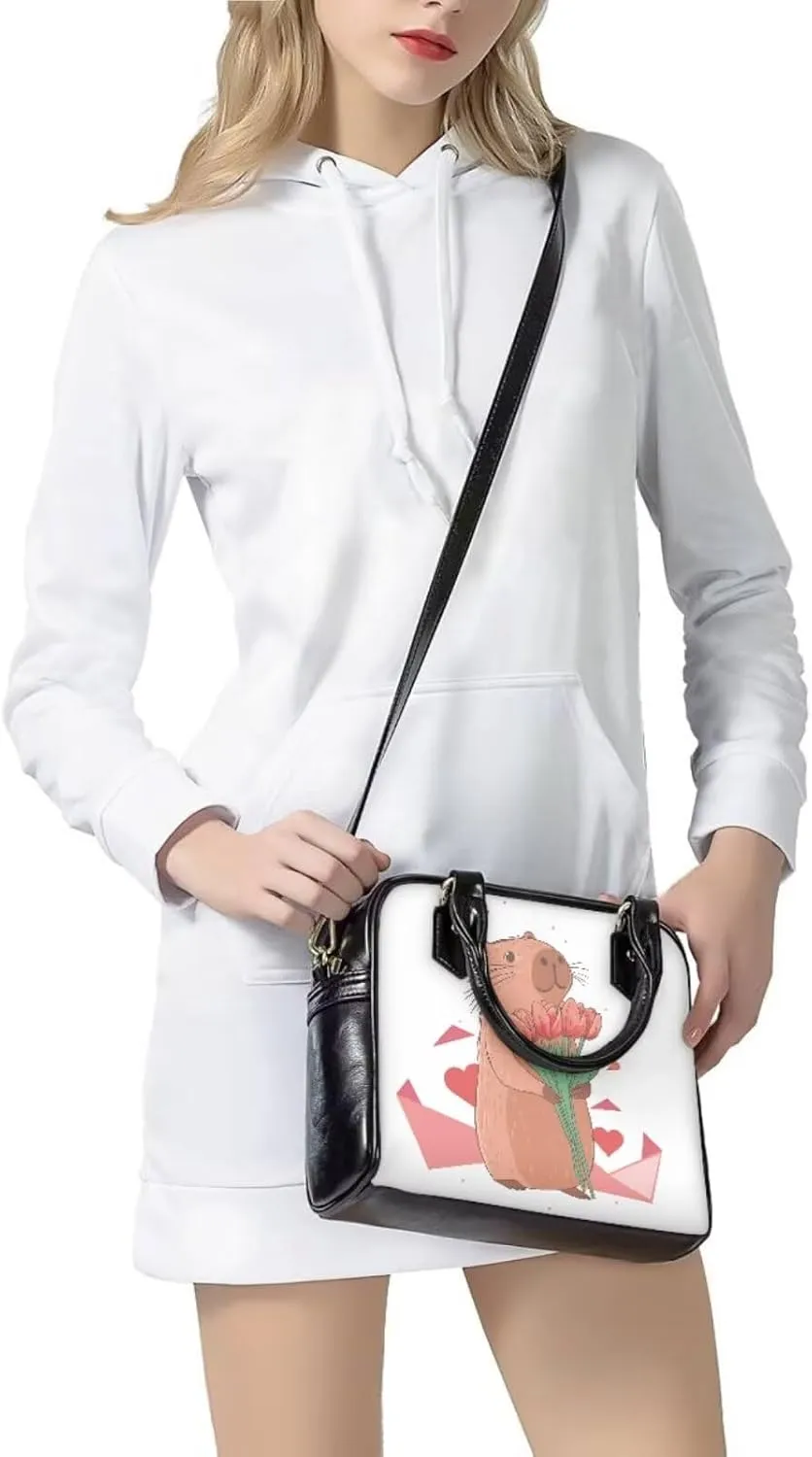 FOR U DESIGNS Women's Wristlet Handbags Top Handle Travel Crossbody Shoulder Tote Purses Sets Valentine's Day Bucket Bag