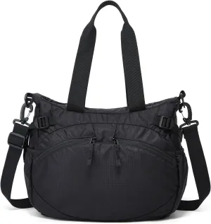 forestfish Small Gym Tote Bag, Carry on Luggage Handbag Shoulder Bag Lightweight Waterproof