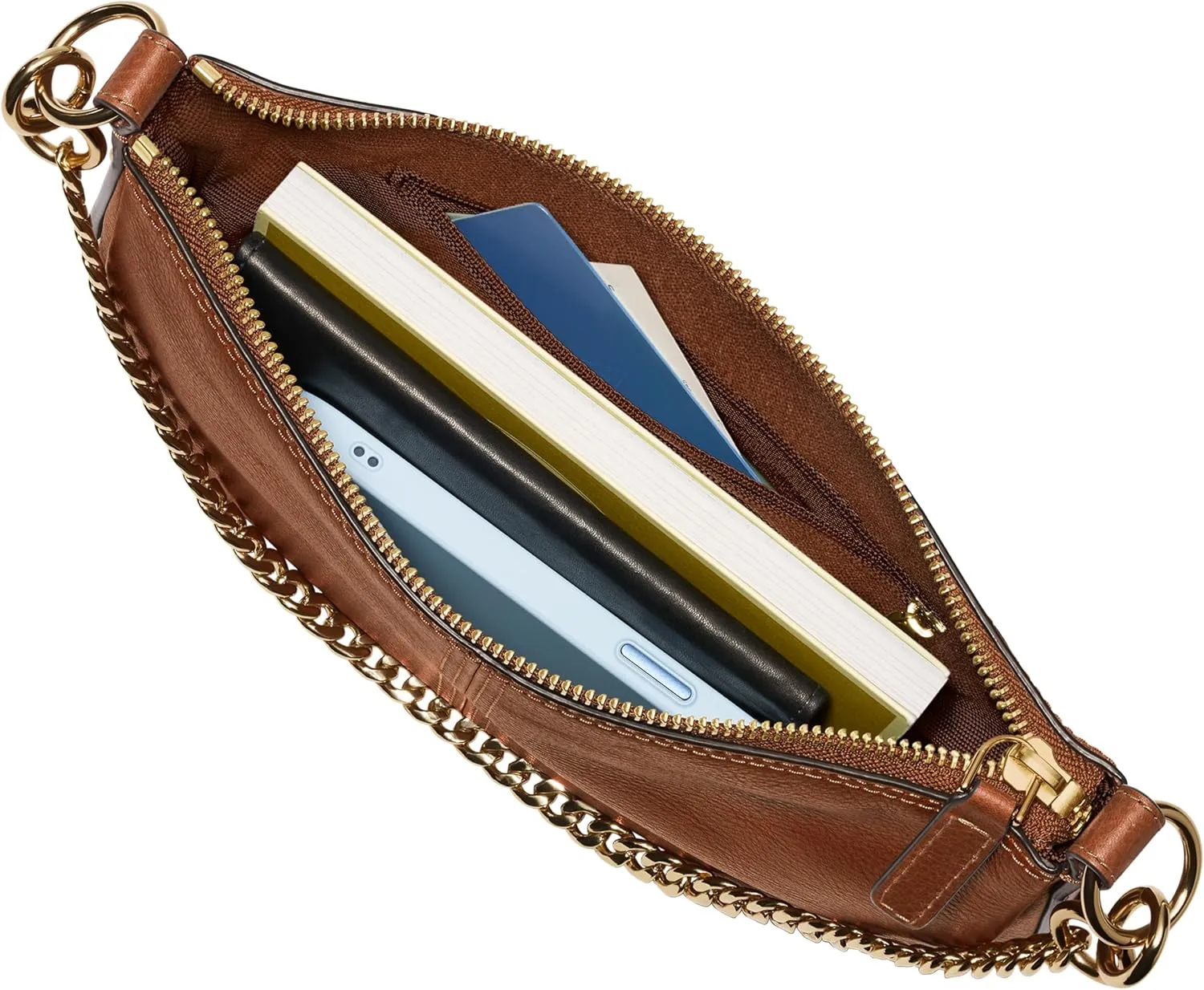 Fossil Women's Jolie Leather Small Shoulder Bag Purse Handbag for Women