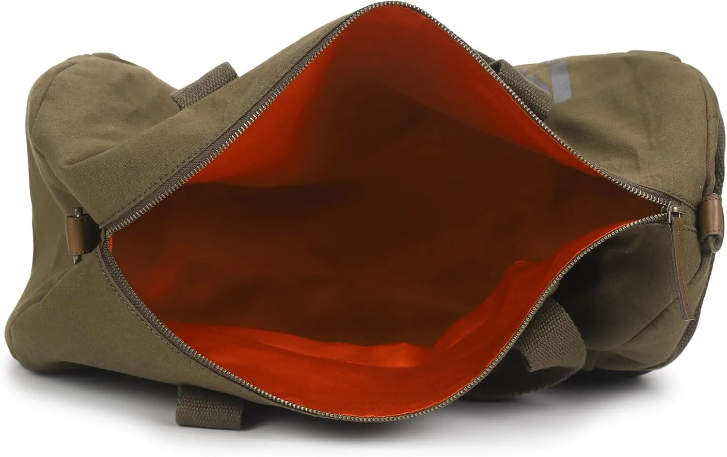 Freebie Duffel Bag Olive 100% Canvas Waterproof Heavy-Duty Motorcycle Travel Bag Large Capacity Weekend Luggage Durable Gym Sports Bag Tactical Adventure Duffle for Bikers Camping Hiking