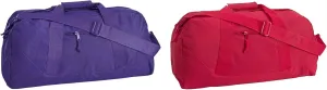 Front Pocket Large Square Duffel Bags Set_Purple & Red_OS