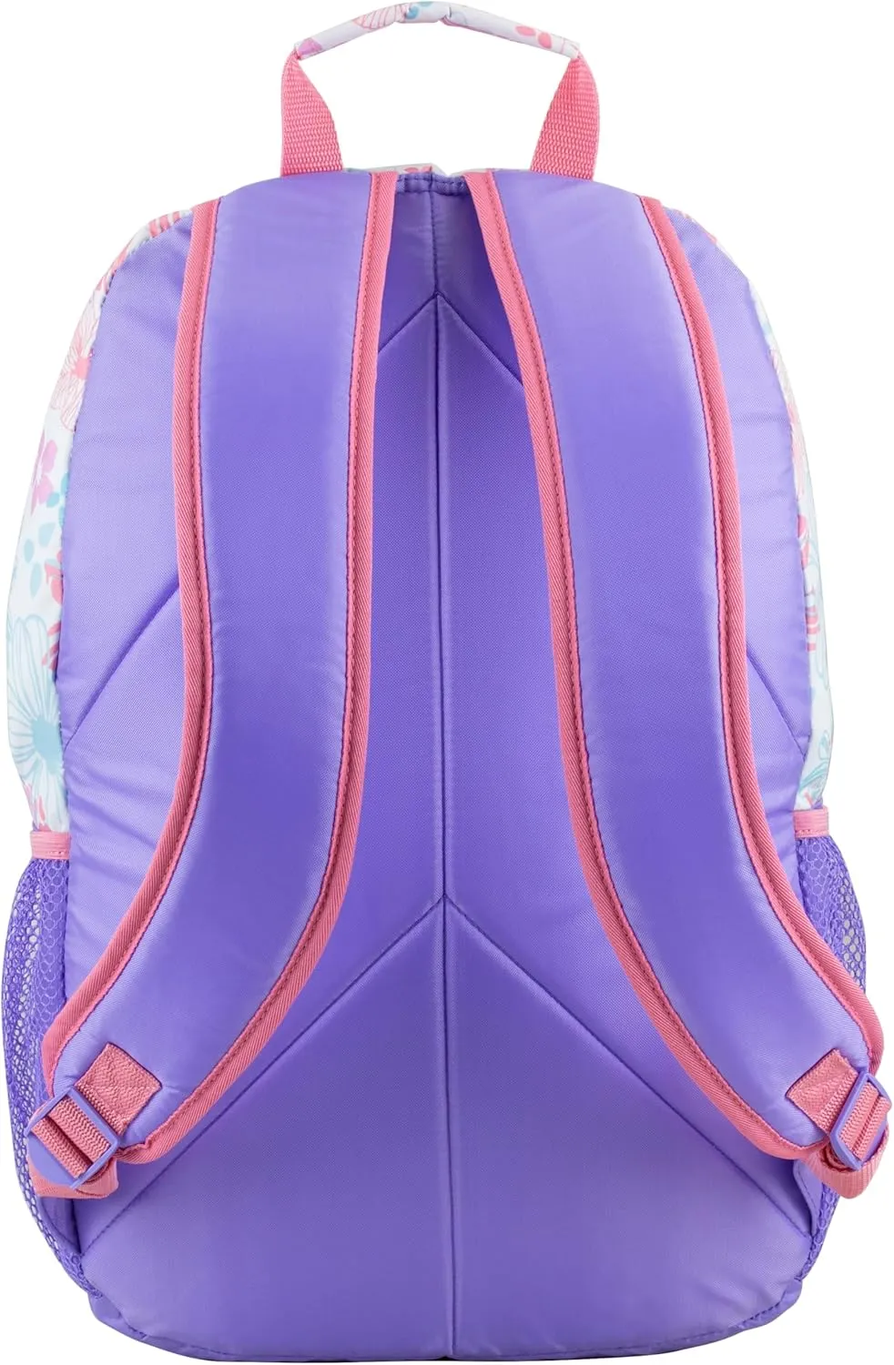 FUEL Lunch Backpack Set Water Resistant Dome Bookbag Bag Soft Reusable Insulated Cooler Lunch Box Thermal Travel Office Lunch Bag, Floral