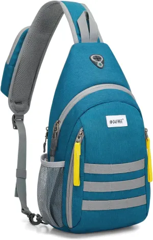 G4Free Sling Bag RFID Blocking Crossbody Backpack Travel Chest Bag Hiking Daypack for Women Men Outdoor Sports