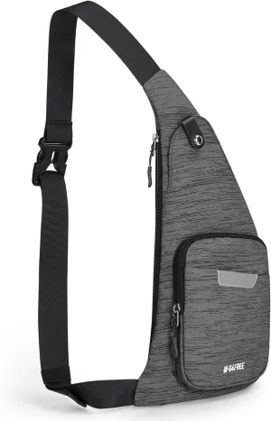 G4Free Sling Bag, Waterproof Crossbody Bag for Men Women, Lightweight Chest Shoulder Backpack for Business Travel Hiking