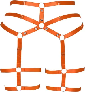 Garter Belts Leg Strap Body Harness for Women Plump Large Size Festival Rave Gothic Lingerie cage Punk Plus Size