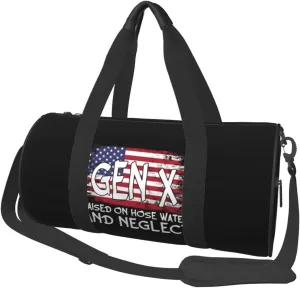 Gen X Raised On Hose Water Neglect Duffel Bag Gym Bag Travel Sports Tote Large Foldable Beach Swim Yoga9