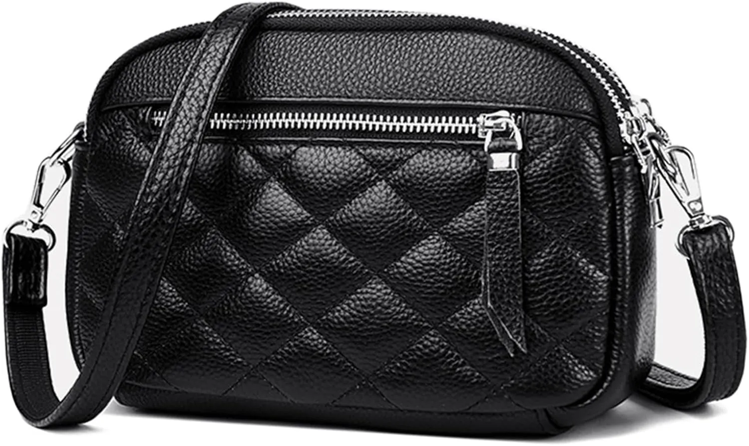 Genuine Leather Crossbody Purses for Women Small Crossbody Shoulder Handbags Clutch Purse