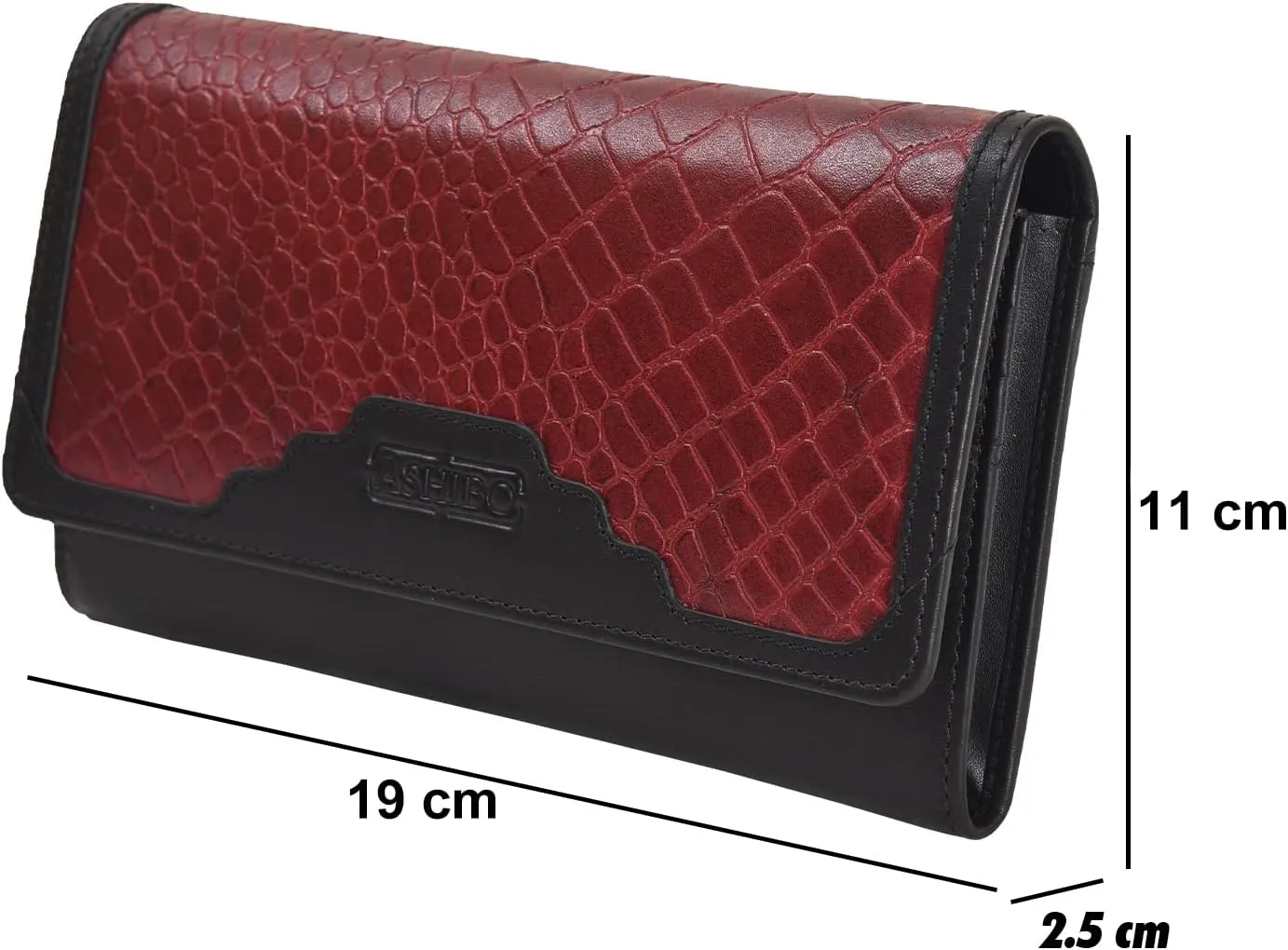 Genuine Leather Wristlet Clutch Wallet Purse