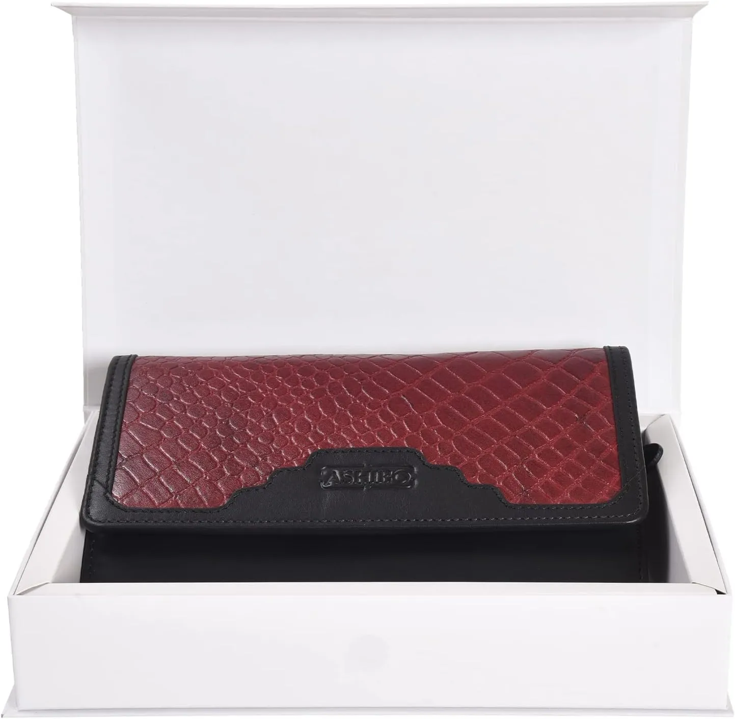 Genuine Leather Wristlet Clutch Wallet Purse