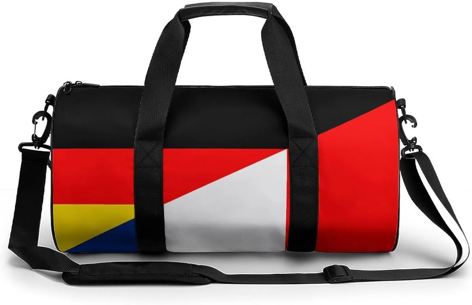 Germany France Friendship Flag Travel Duffel Bag Gym Bags Sports Tote Shoulder Weekender Handbag for Men Women
