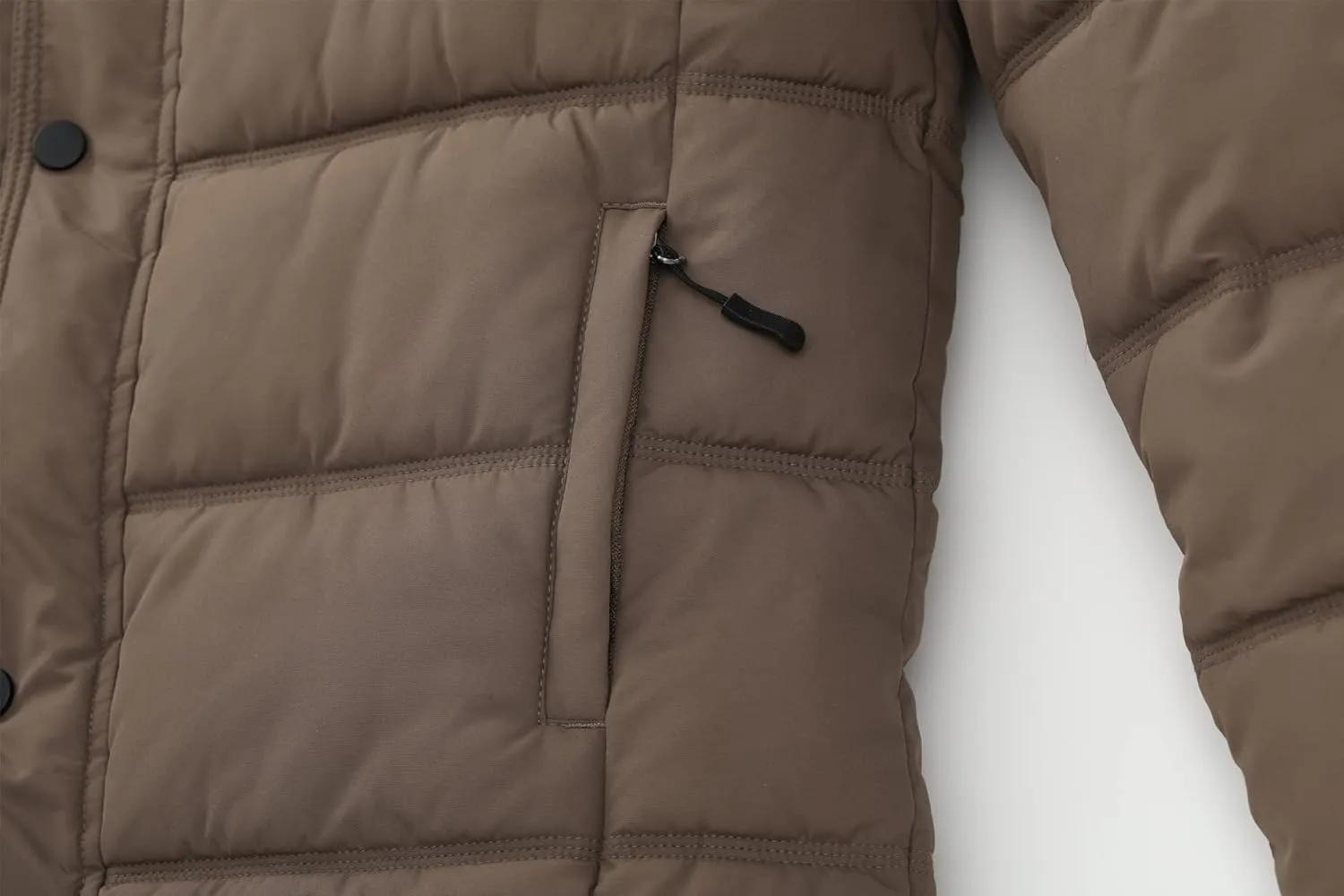 GGleaf Men's Hooded Winter Coat Warm Puffer Jacket Thicken Quilted Jacket