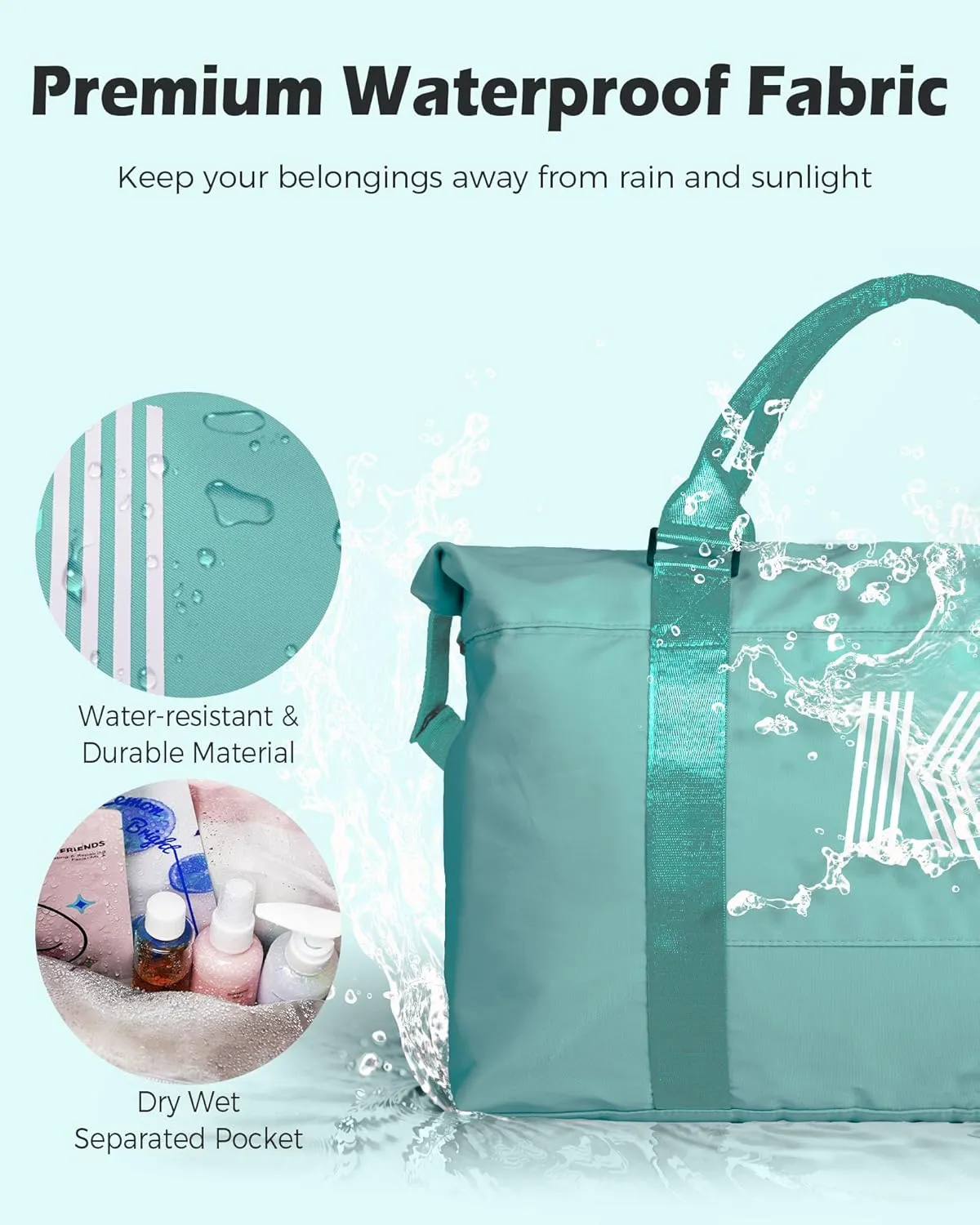 Gifts for Teen Girls, Birthday Gift, Initial Travel Bag, Sports Bag, Personalized Weekender Bag, Monogram Overnight Bag Gift for Her (Letter F)